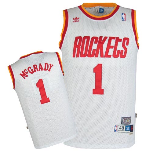 Maglia NBA retro McGrady,Houston Rockets Bianco