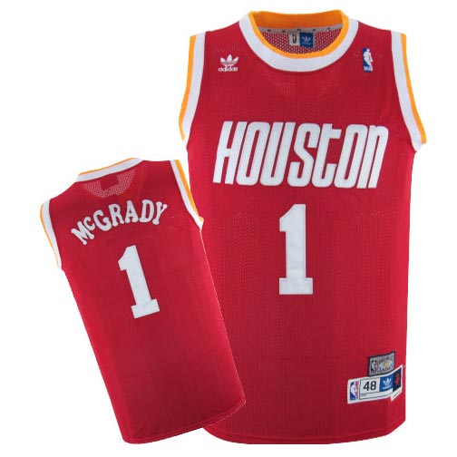 Maglia NBA retro McGrady,Houston Rockets Rosso