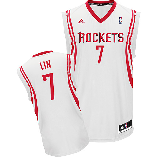 Maglia NBA Rivoluzione 30 Lin,Houston Rockets Bianco