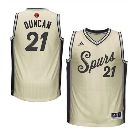 Maglia NBA Duncan Christmas,San Antonio Spurs Bianco