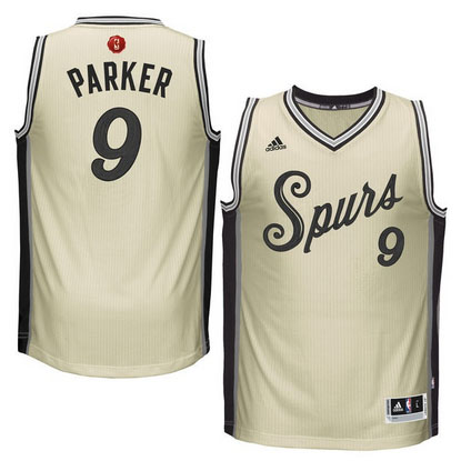 Maglia NBA Parker Christmas,San Antonio Spurs Bianco
