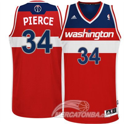 Maglia NBA Rivoluzione 30 Pierce,Washington Wizards Rosso