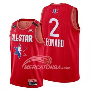 Maglia All Star 2020 Los Angeles Clippers Kawhi Leonard Rosso