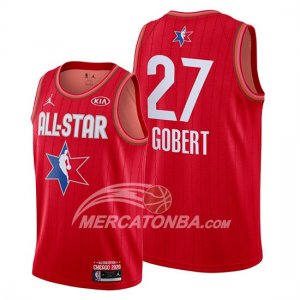 Maglia All Star 2020 Utah Jazz Rudy Gobert Rosso