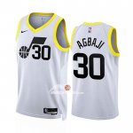 Maglia Utah Jazz Ochai Agbaji NO 30 Association 2022-23 Bianco