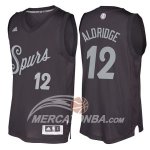 Maglia NBA Aldridge Christmas,San Antonio Spurs Nero