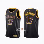 Maglia Los Angeles Lakers Dennis Schroder Earned 2020-21 Nero
