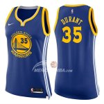 Maglia NBA Donna Kevin Durant Golden State Warriors Icon 2017-18 Blu