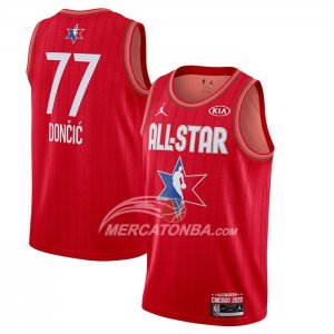 Maglia All Star 2020 Dallas Mavericks Luka Doncic Rosso