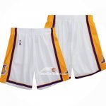 Pantaloncini Los Angeles Lakers Mitchell & Ness 2009-10 Bianco