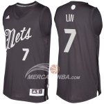 Maglia NBA Christmas 2016 Jeremy Lin Brooklyn Nets Nero
