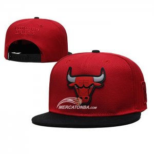 Cappellino Chicago Bulls Nero Rosso2