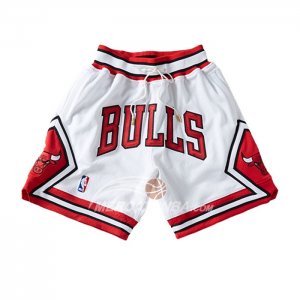 Pantaloni Chicago Bulls Just Don Bianco