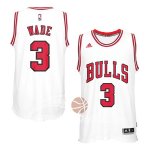 Maglia NBA Wade,Chicago Bulls Bianco