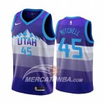 Maglia Utah Jazz Donovan Mitchell Throwback 2019-20 Viola