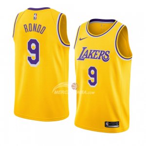 Maglia Los Angeles Lakers Rajon Rondo Icon 2018-19 Giallo