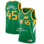 Maglia Utah Jazz Donovan Mitchell Earned 2020-21 Verde