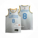 Maglia Los Angeles Lakers Kobe Bryant NO 8 Classic 2022-23 Bianco