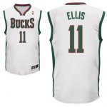Maglia NBA Rivoluzione 30 Ellis,Milwaukee Bucks Bianco