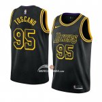 Maglia Los Angeles Lakers Juan Toscano-Anderson NO 95 Mamba 2021-22 Nero