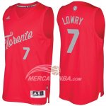 Maglia NBA Christmas 2016 Kyle Lowry Toronto Raptors Rosso
