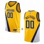 Maglia Indiana Pacers Bennedict Mathurin NO 00 Statement 2022-23 Giallo