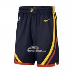 Pantaloncini Golden State Warriors Citta 2020-21 Blu