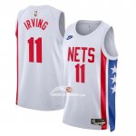 Maglia Brooklyn Nets Kyrie Irving NO 11 Statement 2022-23 Bianco