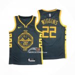 Maglia Golden State Warriors Andrew Wiggins NO 22 Citta 2018-19 Blu
