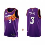 Maglia Phoenix Suns Chris Paul NO 3 Classic 2022-23 Viola