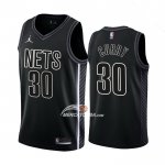 Maglia Brooklyn Nets Seth Curry NO 30 Statement 2022-23 Nero