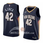 Maglia NBA New Orleans Pelicans Alexis Ajinca Icon 2018 Blu