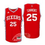 Maglia NBA Simmons,Philadelphia 76ers Rosso