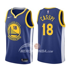 Maglia NBA Golden State Warriors Omri Casspi Icon 2017-18 Blu