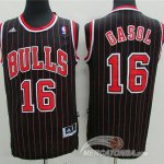 Maglia NBA retro Gasol,Chicago Bulls Nero