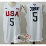 Maglia NBA Twelve USA Dream Team Durant Bianco