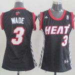 Maglia NBA Donna Wade,Miami Heats Nero