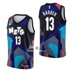 Maglia Brooklyn Nets James Harden NO 13 Citta 2023-24 Nero