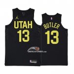Maglia Utah Jazz Jared Butler NO 13 Statement 2022-23 Nero