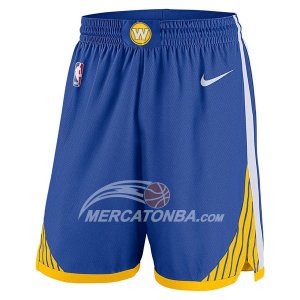 Pantaloni Golden State Warriors 2017-18 Blu
