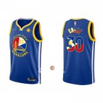Maglia Golden State Warriors Stephen Curry NO 30 Filipino Blu
