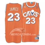 Maglia NBA Bambino James Cleveland Cavaliers Arancione