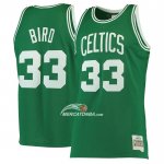Maglia Boston Celtics Larry Bird NO 33 Mitchell & Ness 1985-86 Verde
