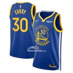Maglia Golden State Warriors Stephen Curry NO 30 Icon 2022-23 Blu