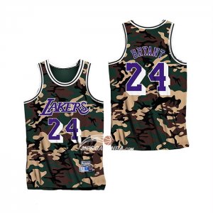 Maglia Los Angeles Lakers Kobe Bryant NO 24 Camuffamento