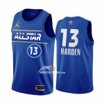 Maglia All Star 2021 Brooklyn Nets James Harden Blu