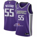 Maglia Sacramento Kings Jason Williams NO 55 Icon 2020-21 Viola