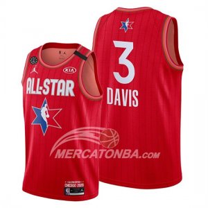Maglia All Star 2020 Los Angeles Lakers Anthony Davis Rosso