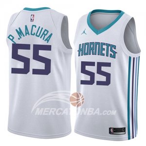 Maglia NBA Charlotte Hornets J. P.macura Association 2018 Bianco
