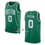 Maglia Boston Celtics Jayson Tatum NO 0 Icon 2022-23 Verde